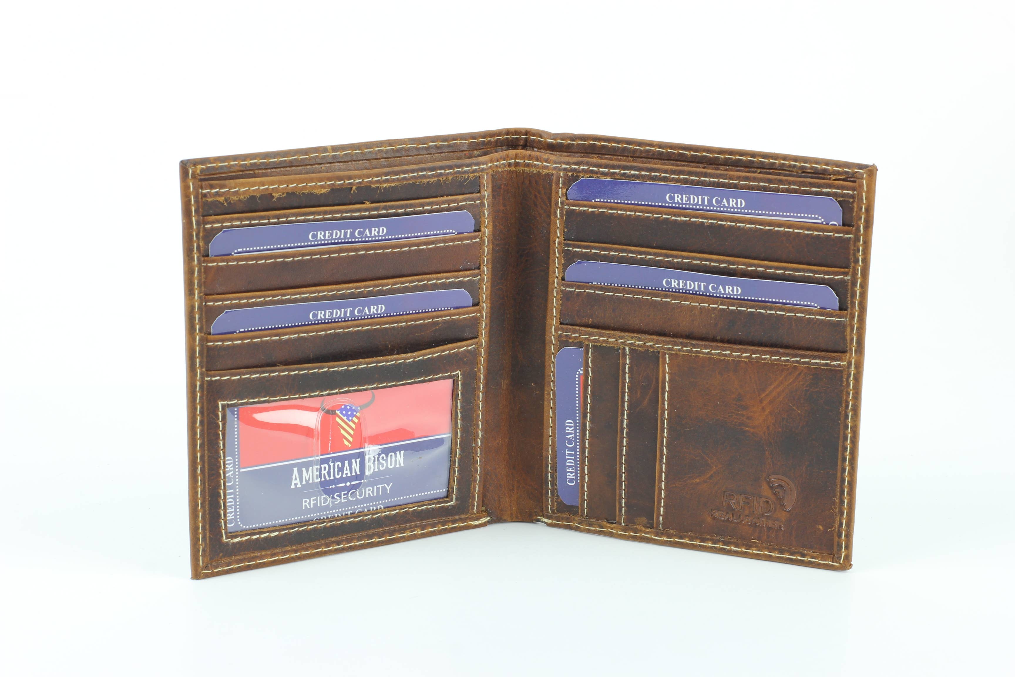 Hunter Leather Men's Hipster Wallet