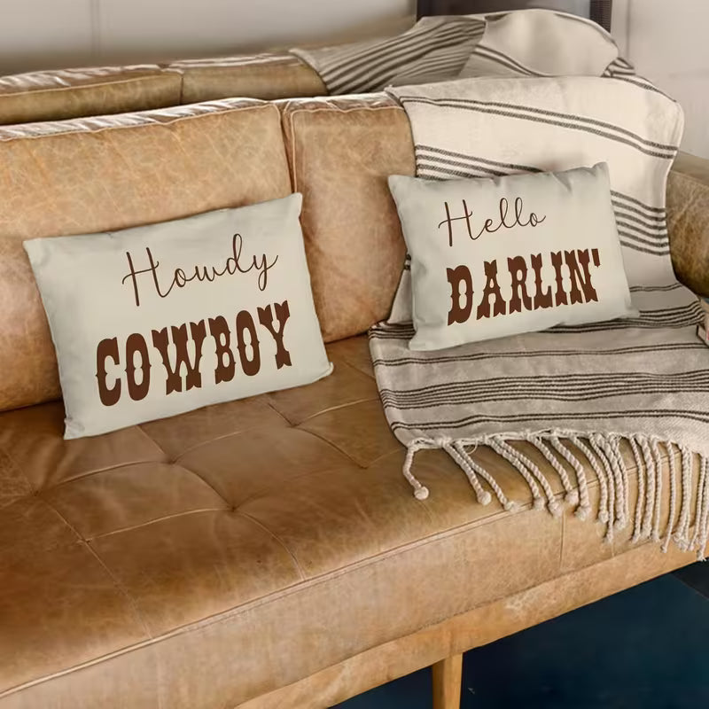 Howdy Throw Pillow