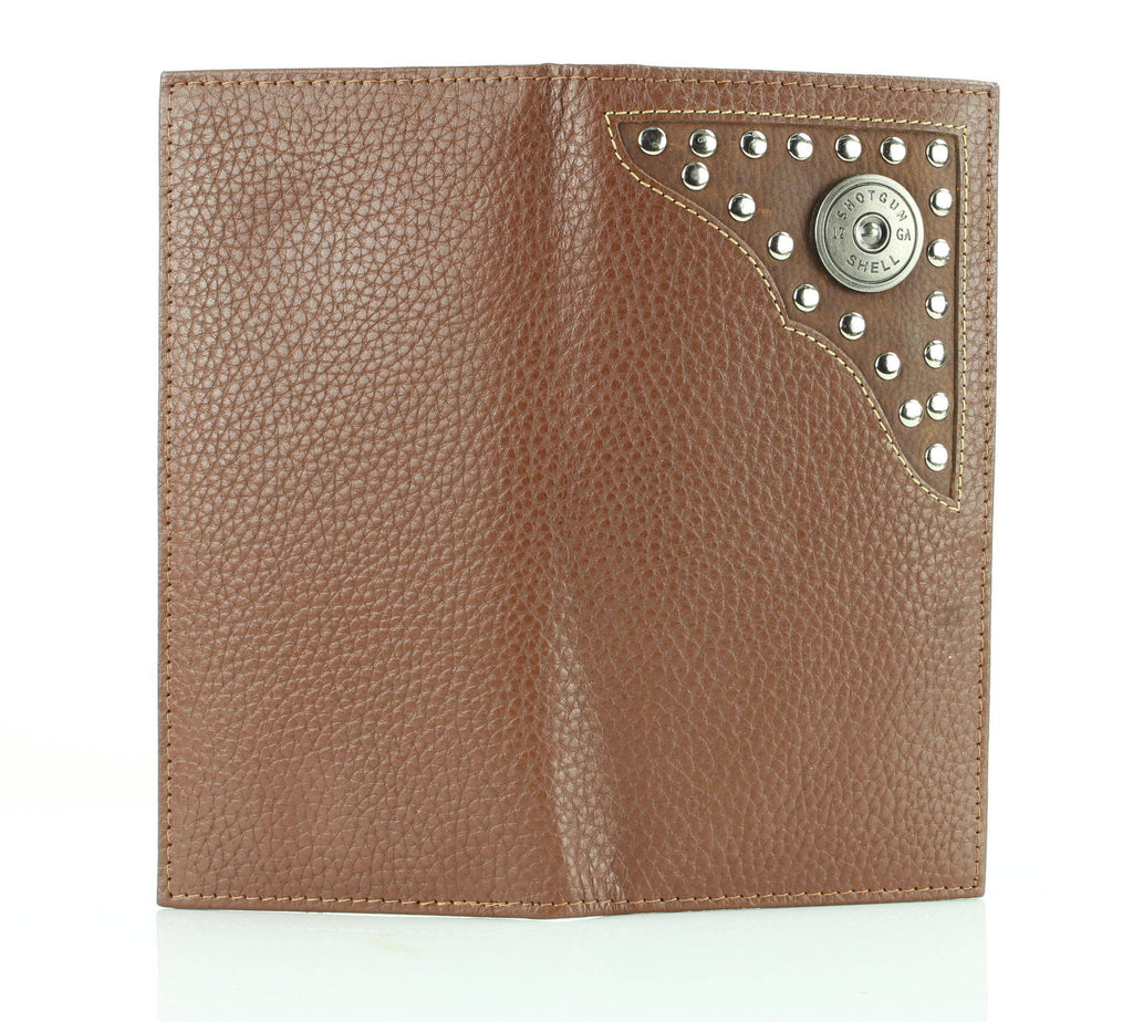 Western Stud Rodeo Wallet with Bullet Slice Concho