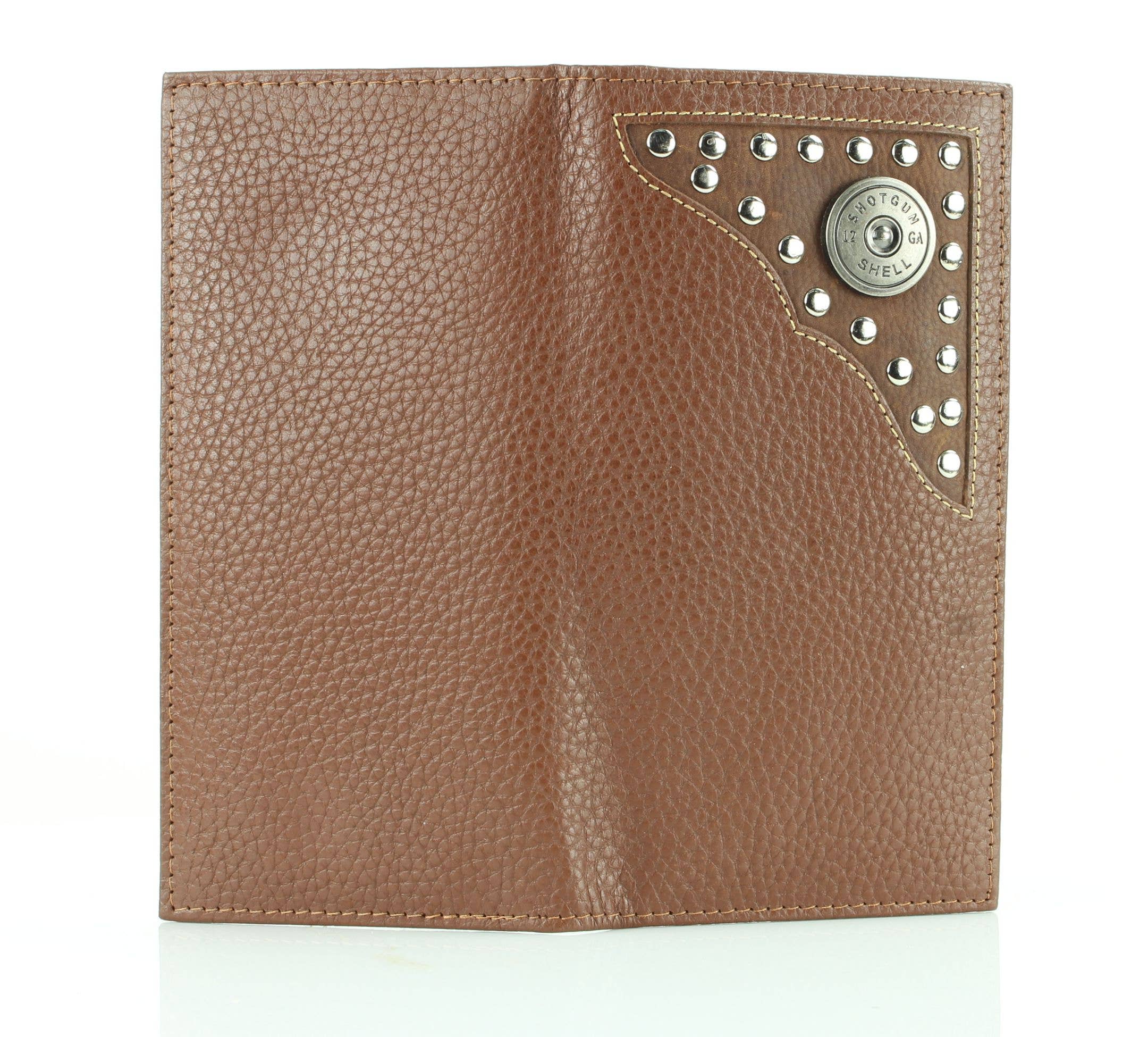 Western Stud Rodeo Wallet with Bullet Slice Concho