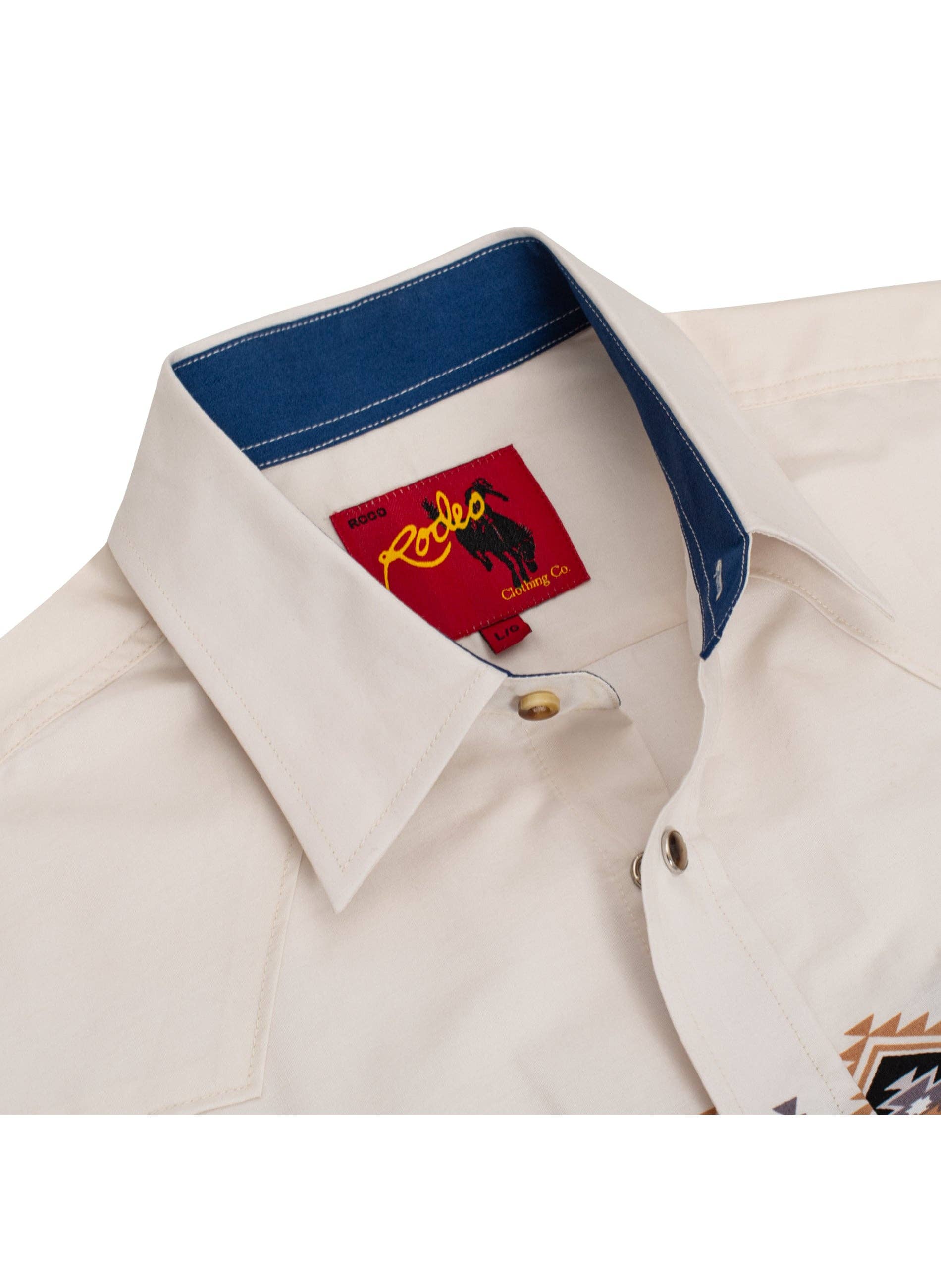 Men's Western Pearl Snap Print Shirt