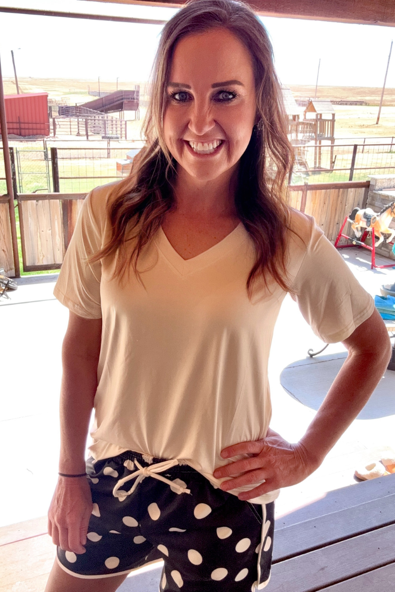 Simple Sterling Cream Top