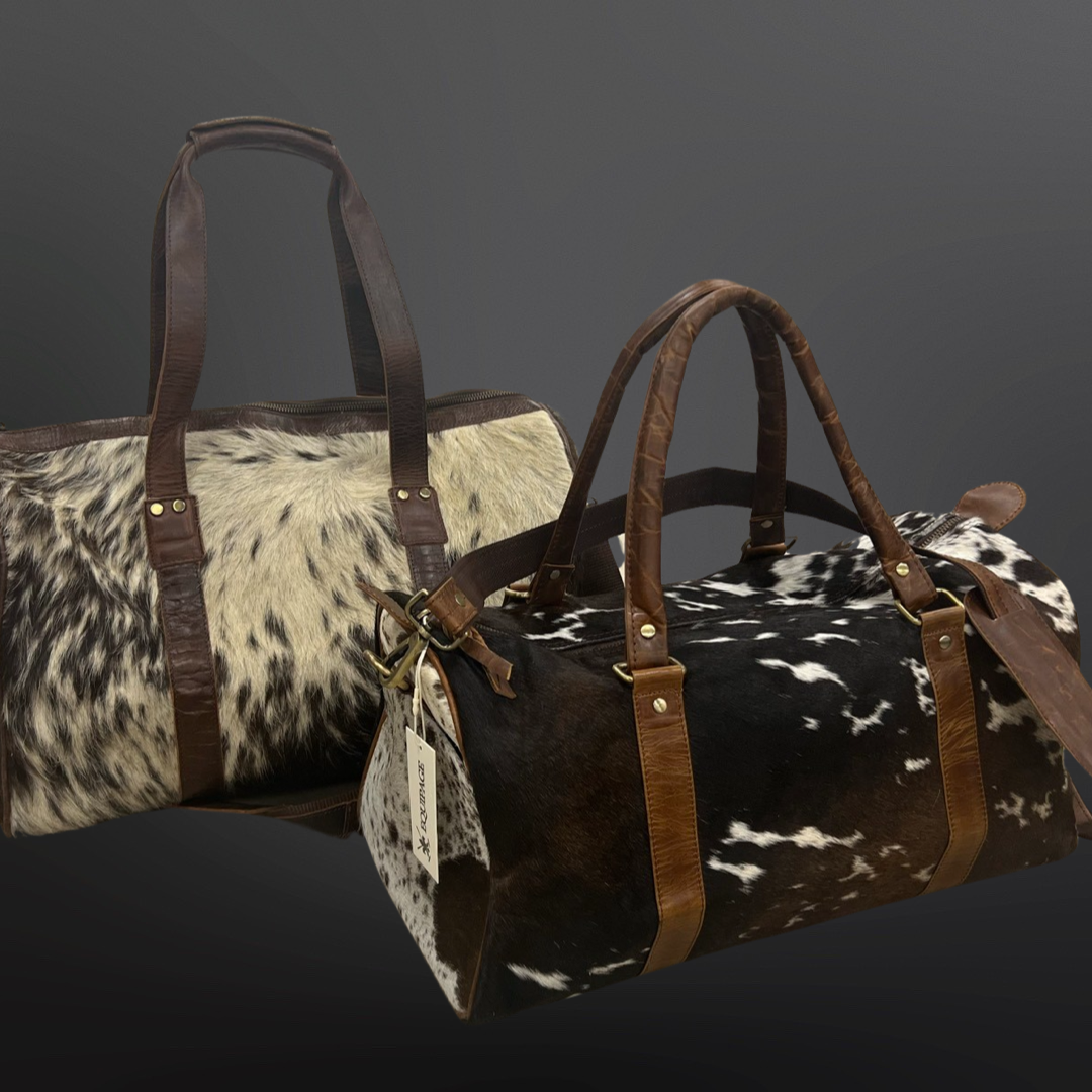 Genuine Cowhide Leather Duffel Bag