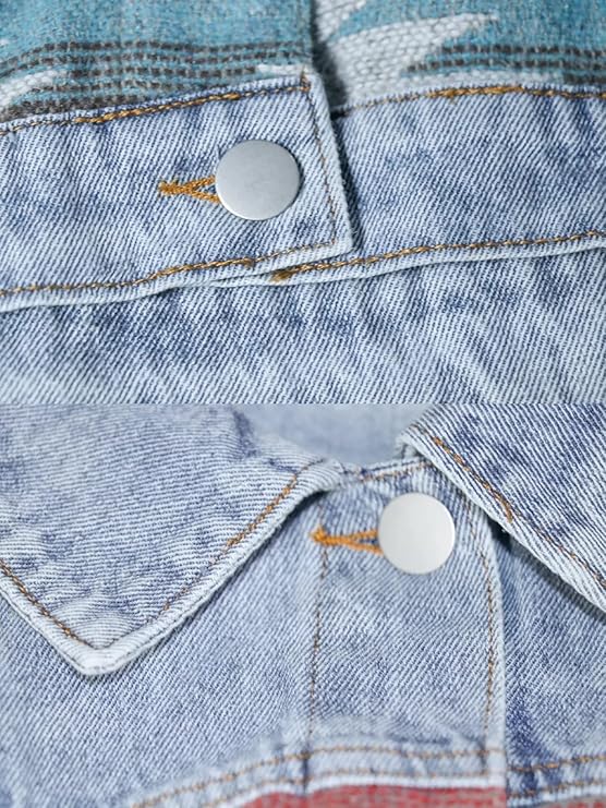 Aztec Denim Shacket