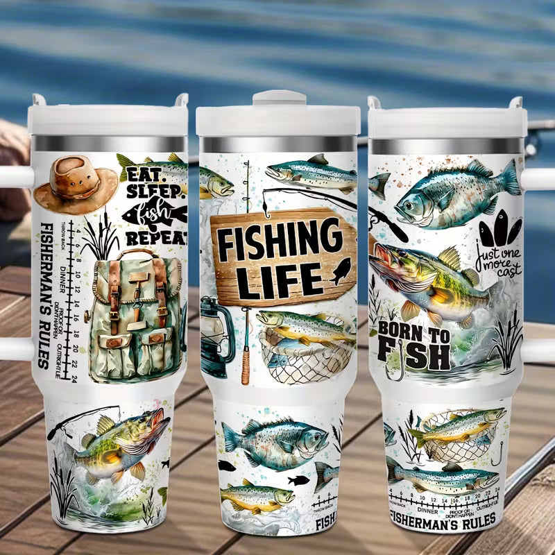 Fishing Tumbler 40oz
