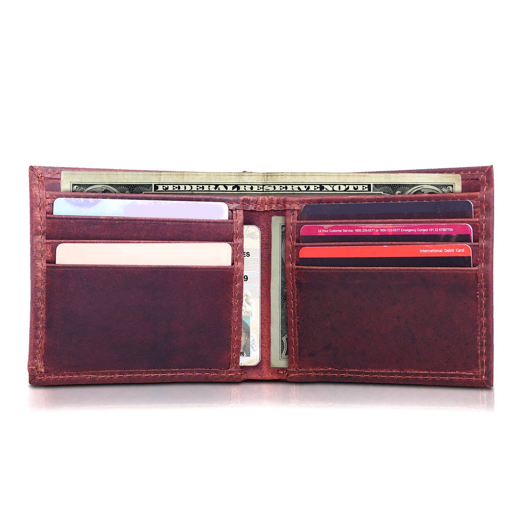 Tooled Leather & Concho Wallet