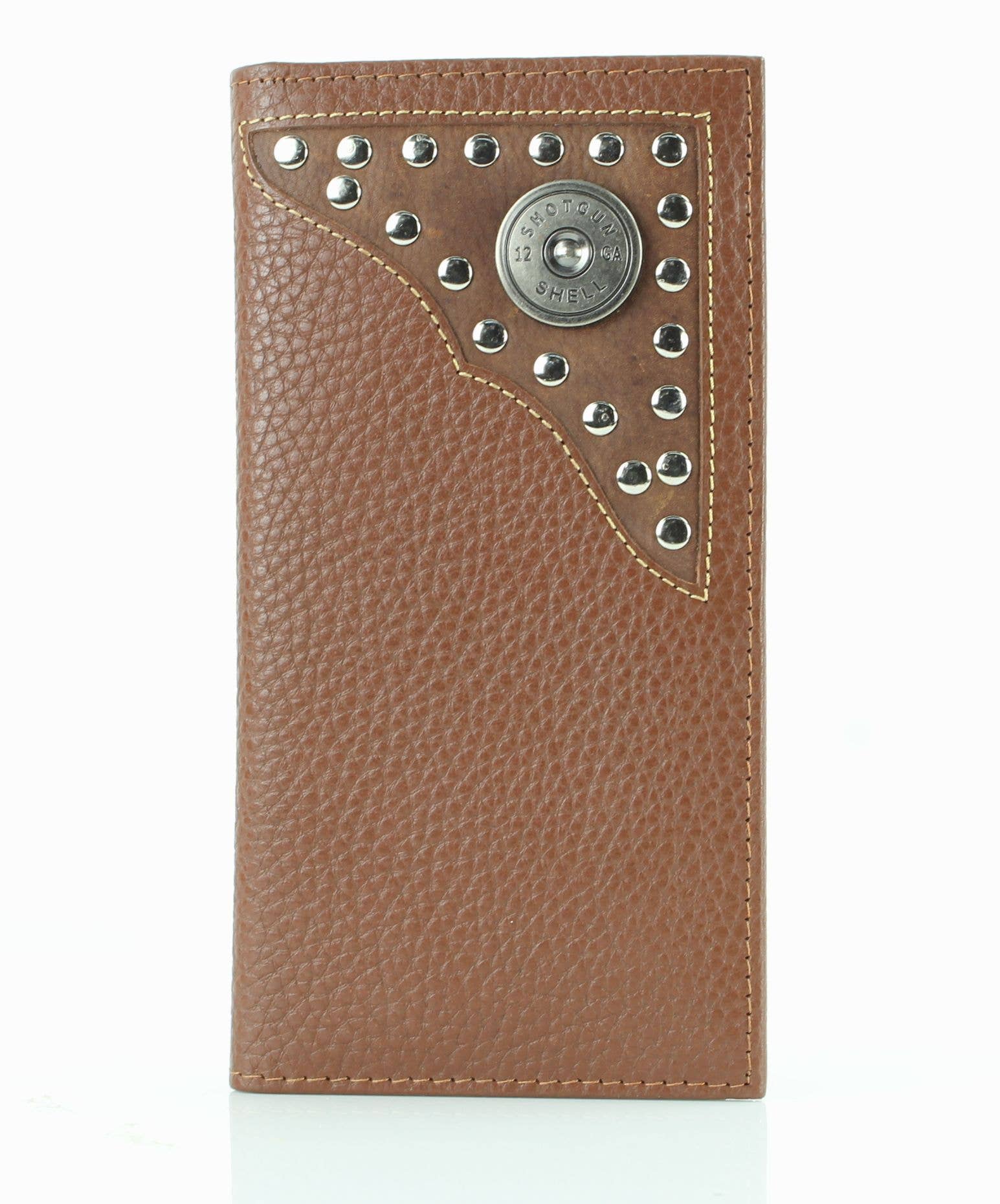 Western Stud Rodeo Wallet with Bullet Slice Concho