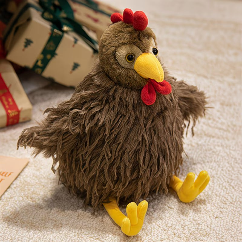 Long Feather Rooster Plushie