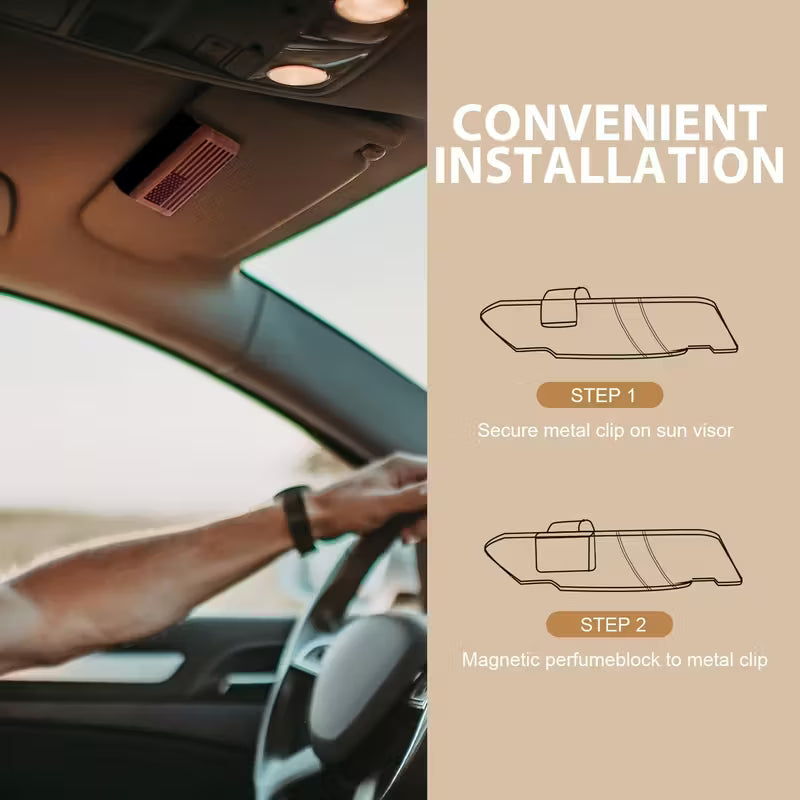 Magnetic Wood Car Freshener