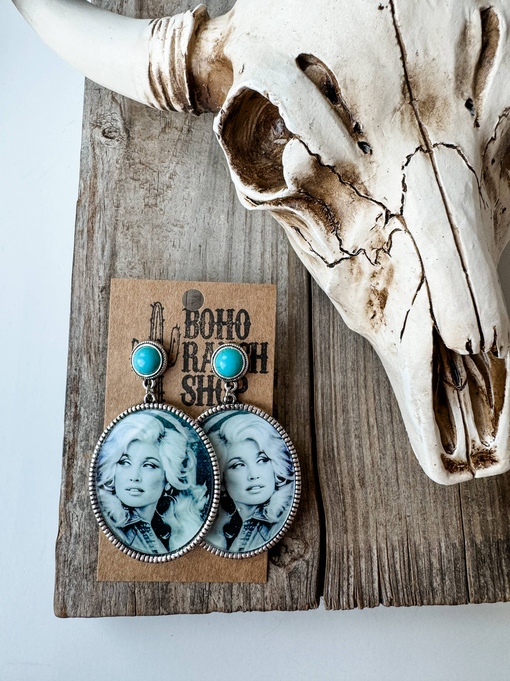 Queen Dolly Printed Earrings