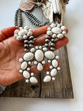 The Maya Western Chunky Squash Blossom Necklace