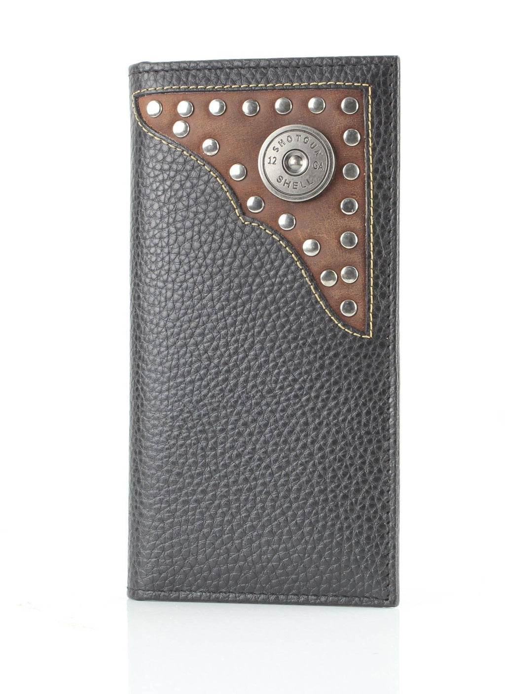 Western Stud Rodeo Wallet with Bullet Slice Concho