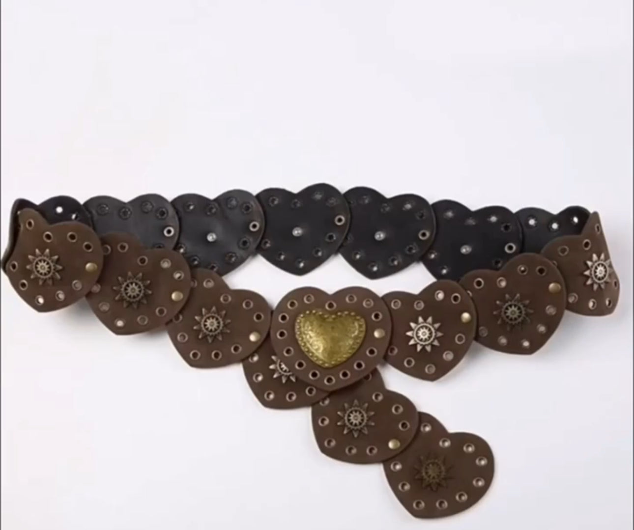 Heart Riveted Belt