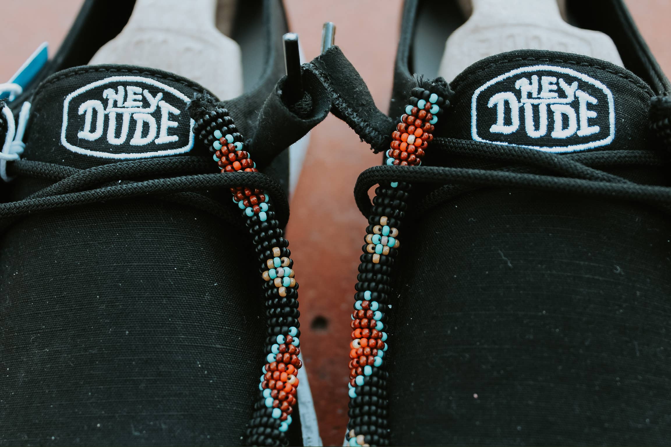 Custom Beaded Roughie Hey Dudes