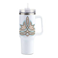 Western Boot Stitch - Insulated 40oz Western Tumbler w/ Handle