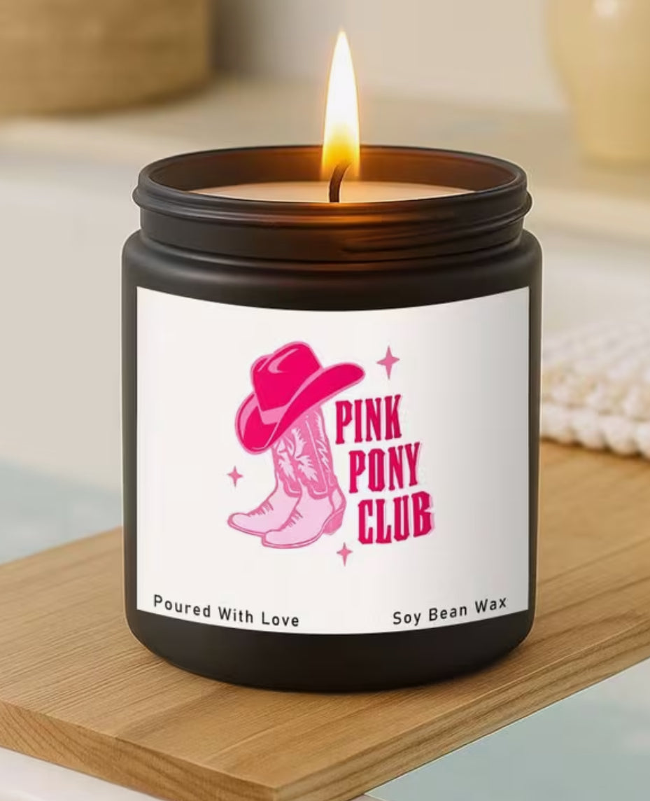Pink Pony Club Candle