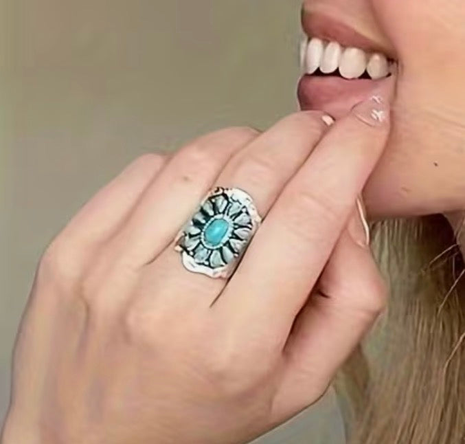 Sterling Silver Turquoise Ring