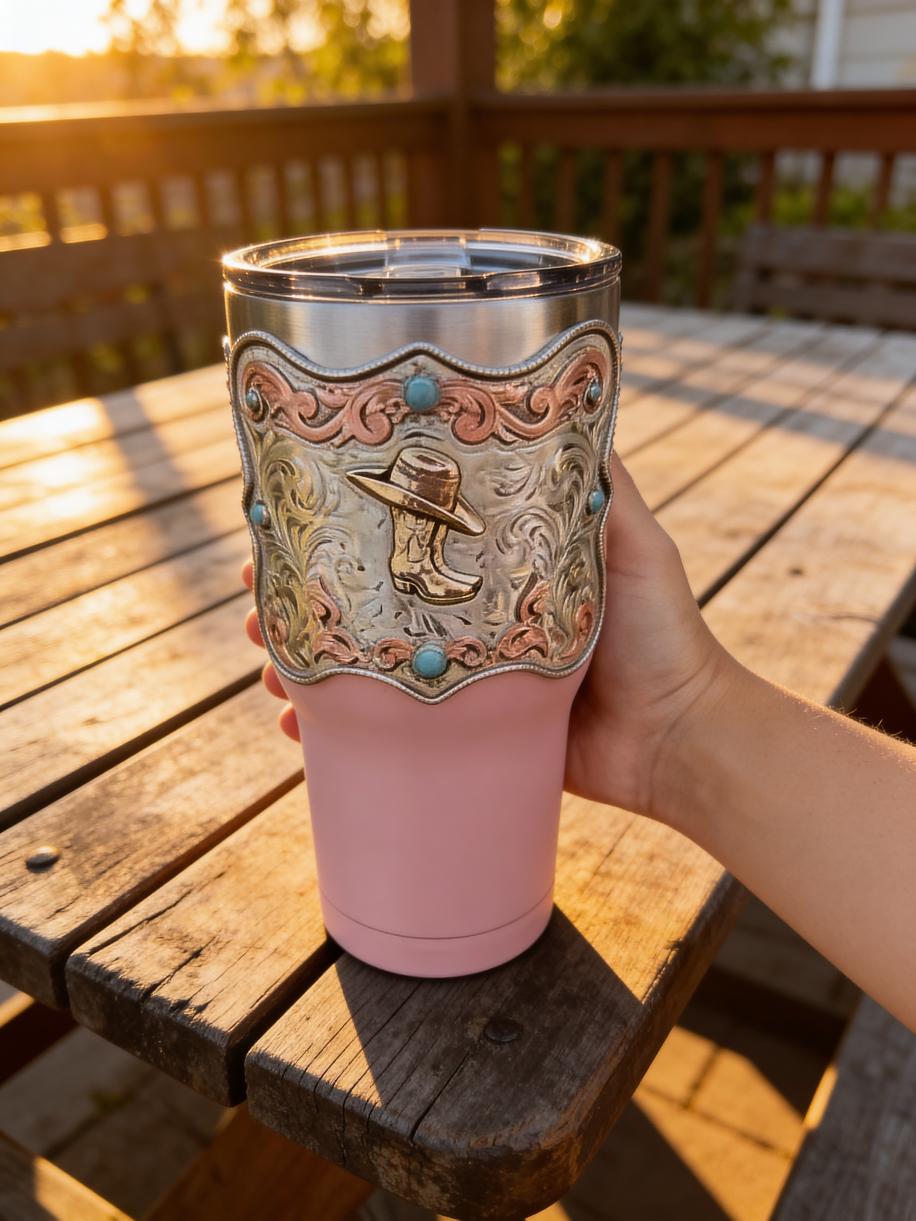 Western Handcrafted Tumbler