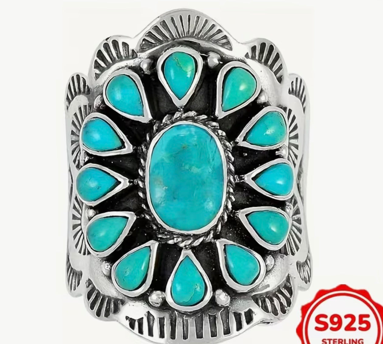 Sterling Silver Turquoise Ring