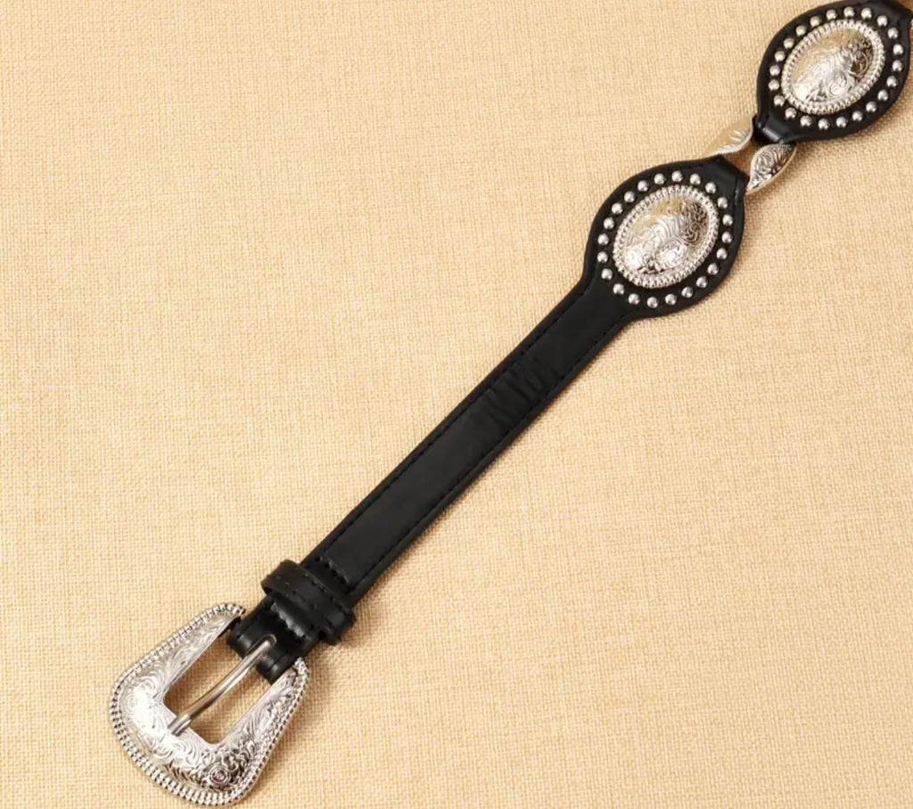 Scalloped Concho Belt