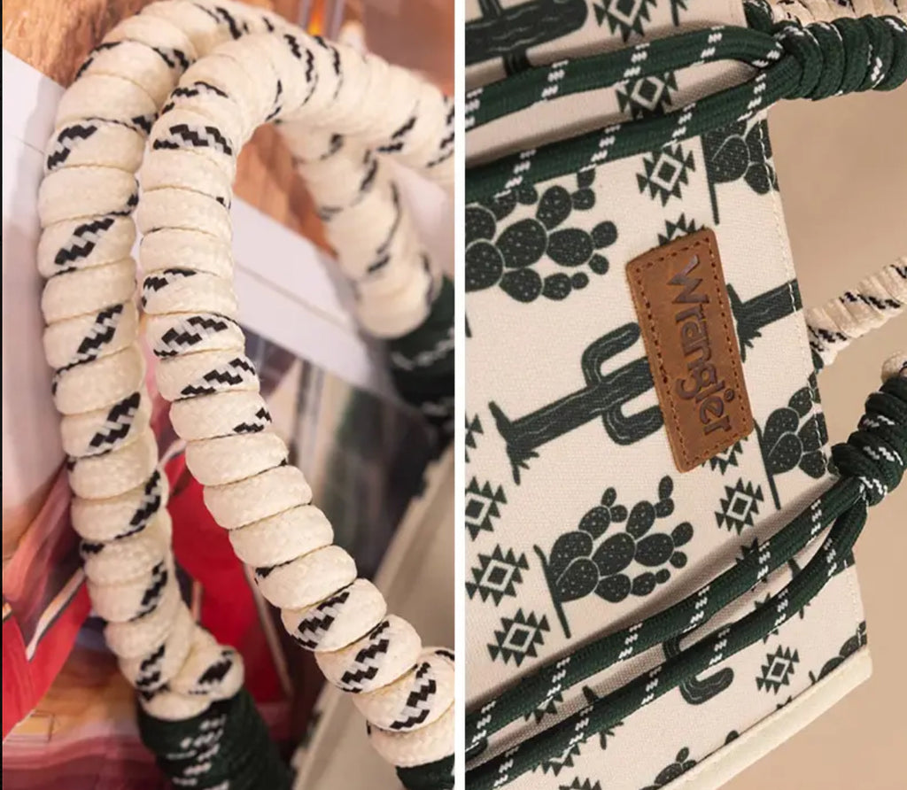 Wrangler Green Cactus Purse