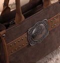 Wrangler Southwestern Feature Buckle Tote Bag