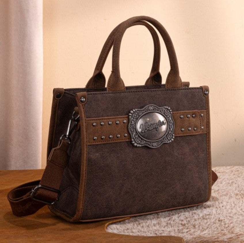 Wrangler Southwestern Feature Buckle Tote Bag