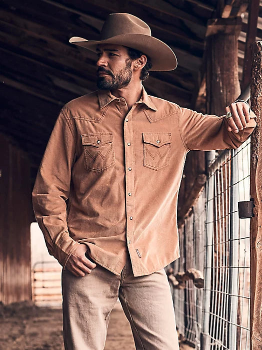 Wrangler Premium Snap Corduroy