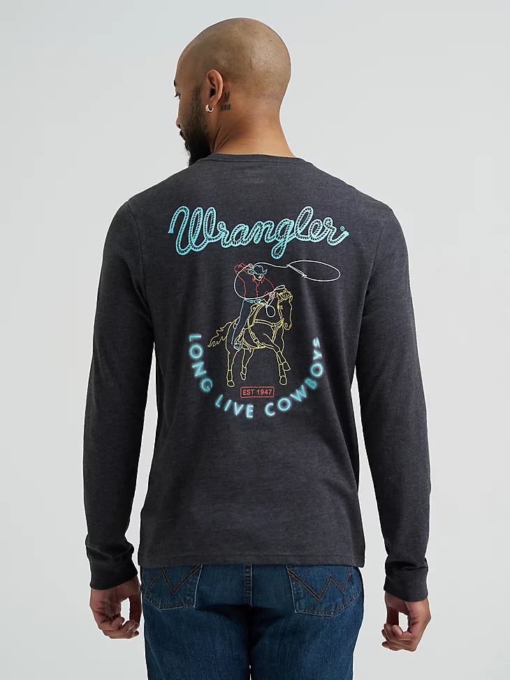 Wrangler Cowboy Back Long Sleeve
