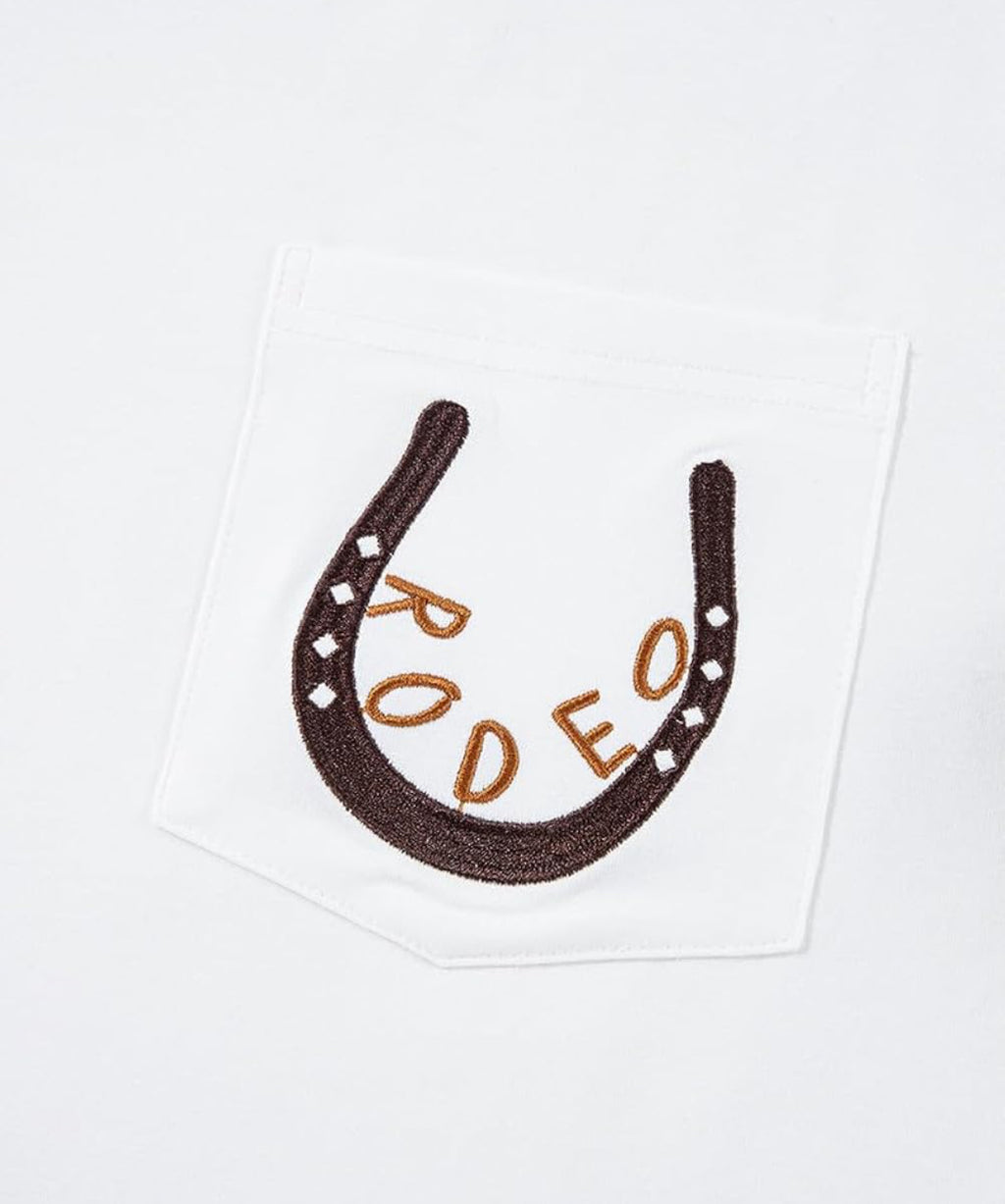 Rodeo Horseshoe Embroidered Pocket