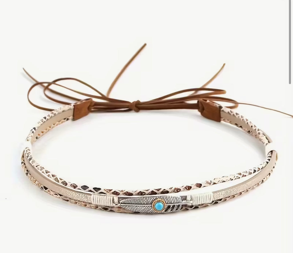 Hatband and Bracelet Set