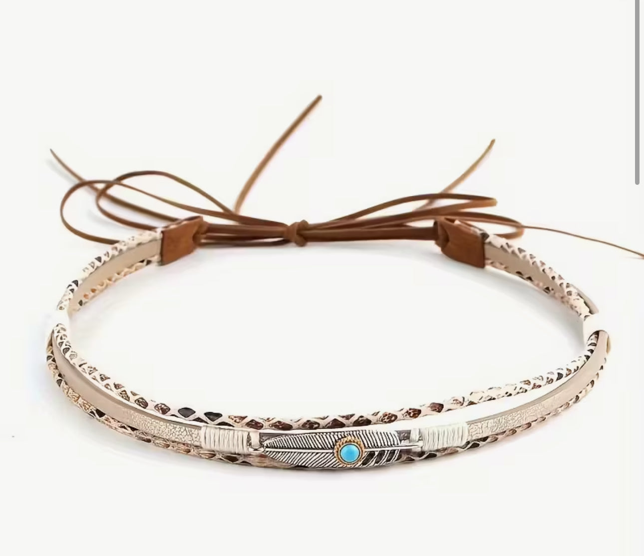 Hatband and Bracelet Set