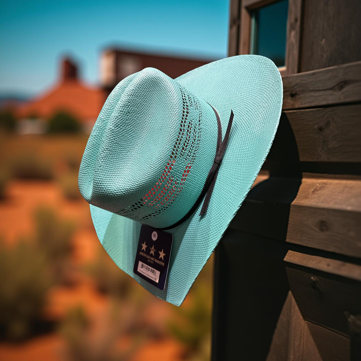 Western Cowgirl Hat-Chelsea Turquoise