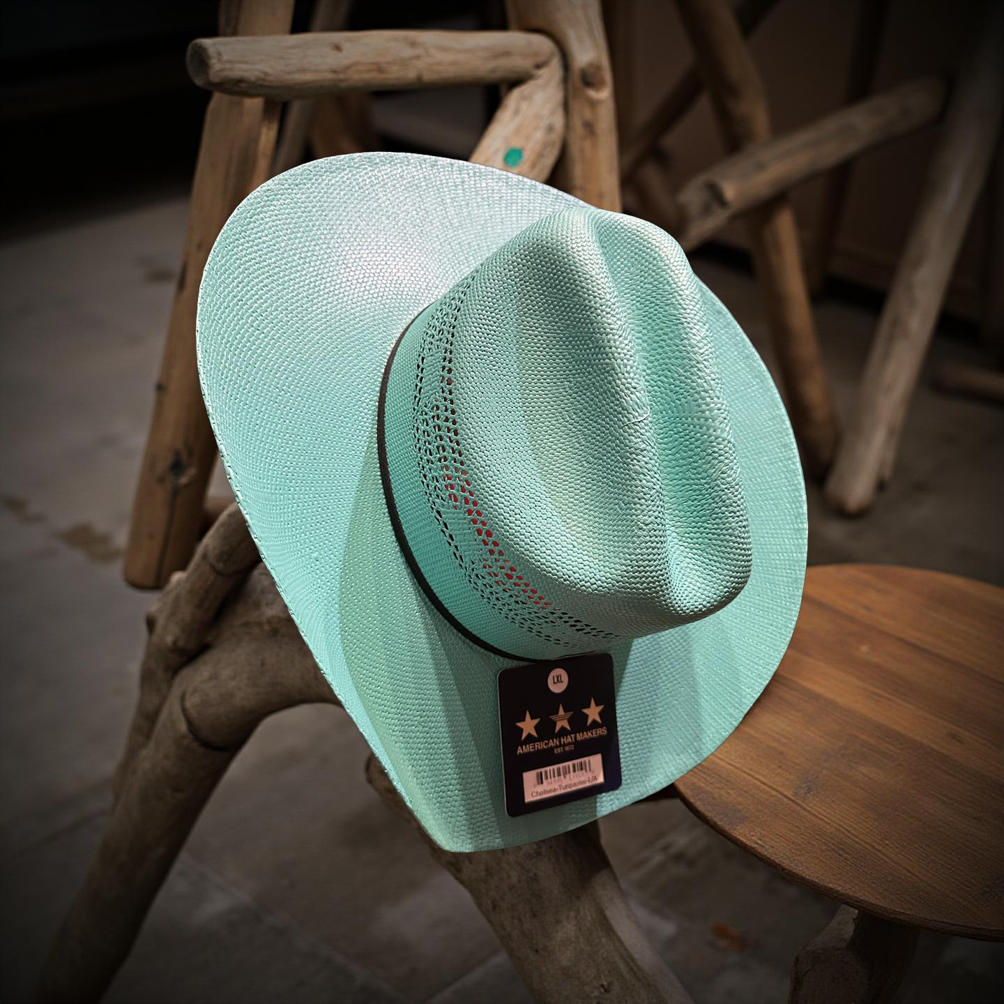 Western Cowgirl Hat-Chelsea Turquoise