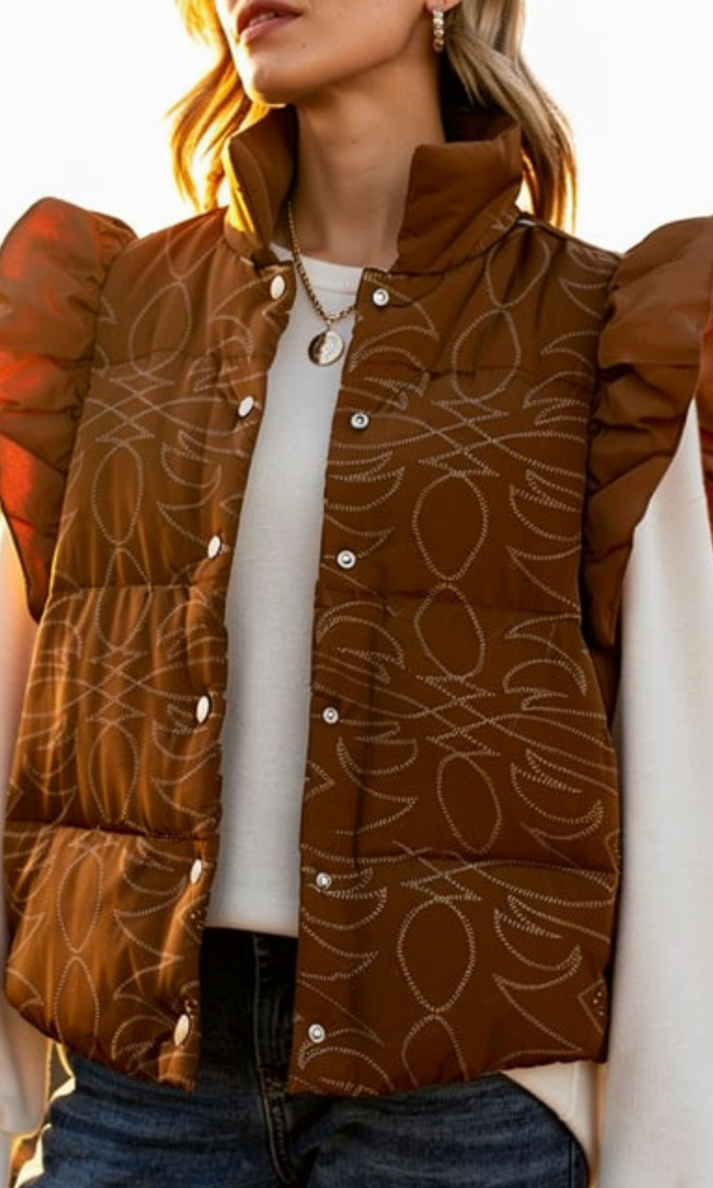 Western Puffy Vest