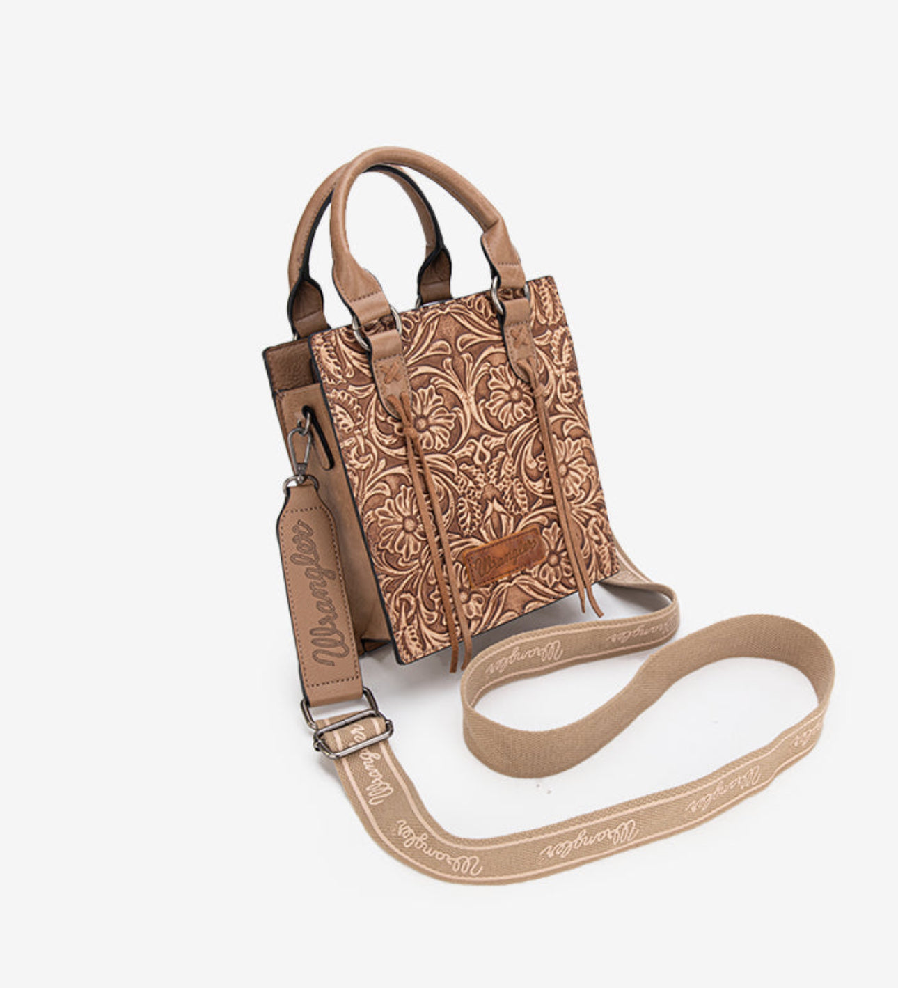 Wrangler Embossed Crossbody Purse