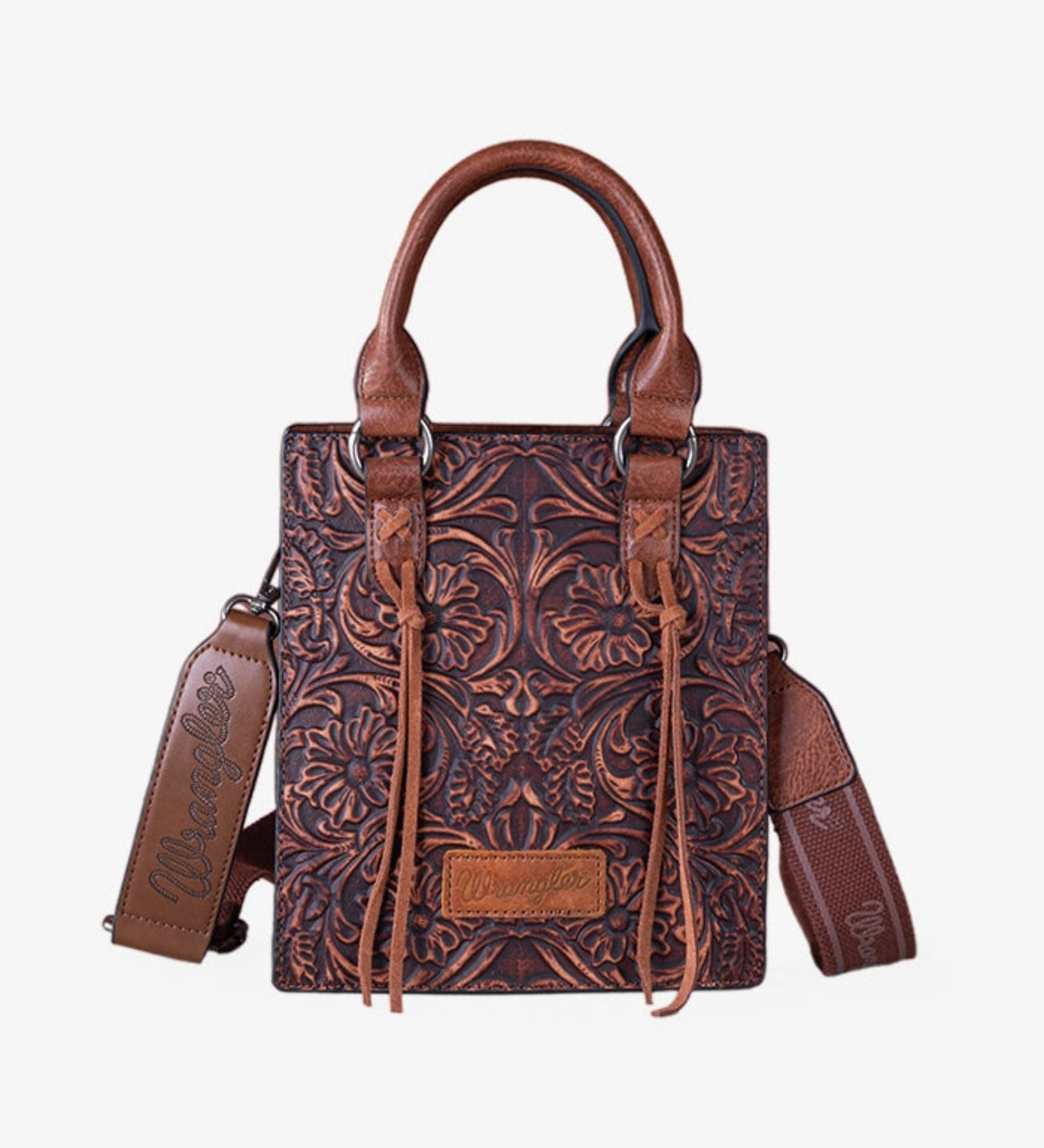 Wrangler Embossed Crossbody Purse