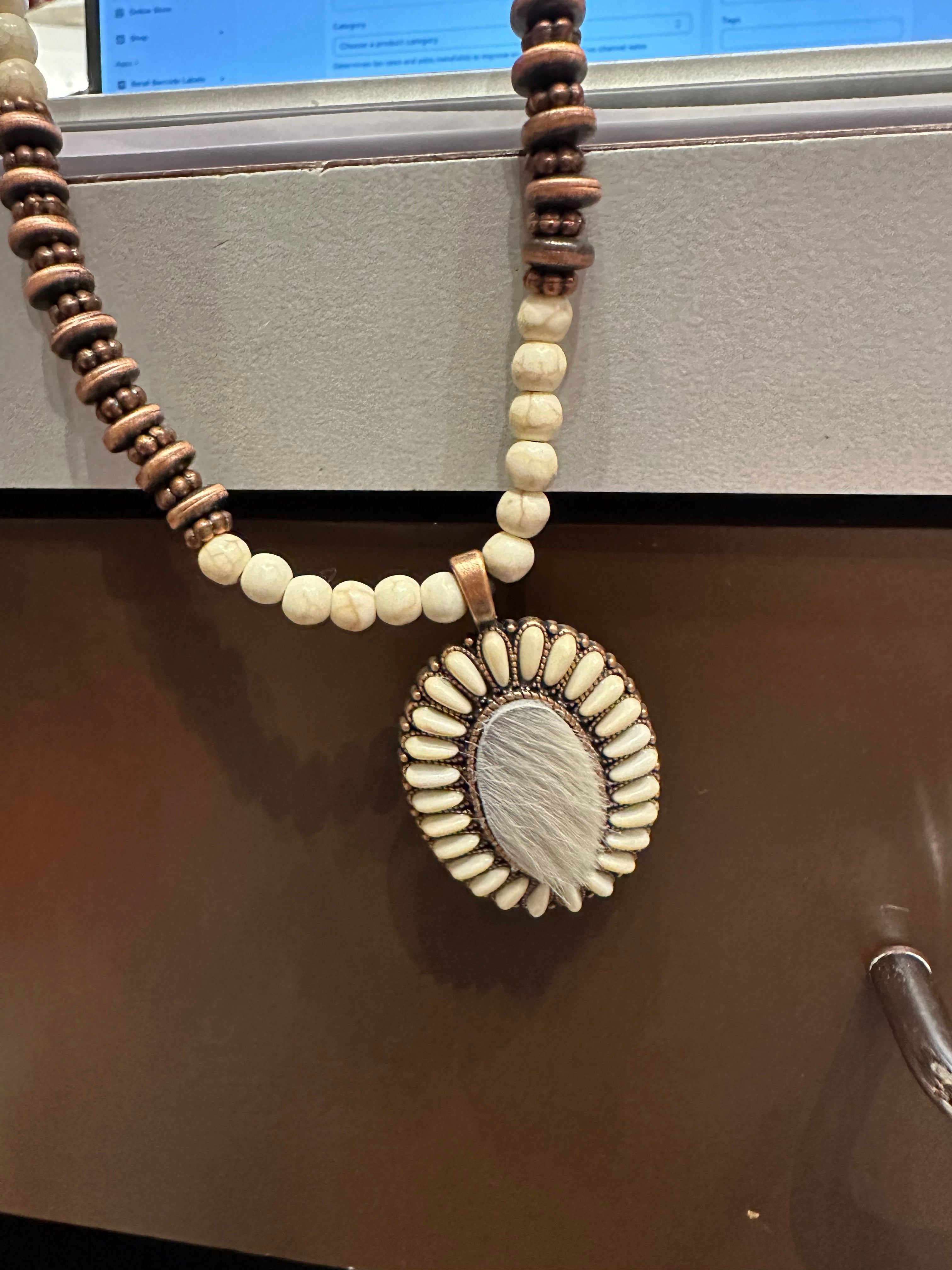 Hair-On Necklace