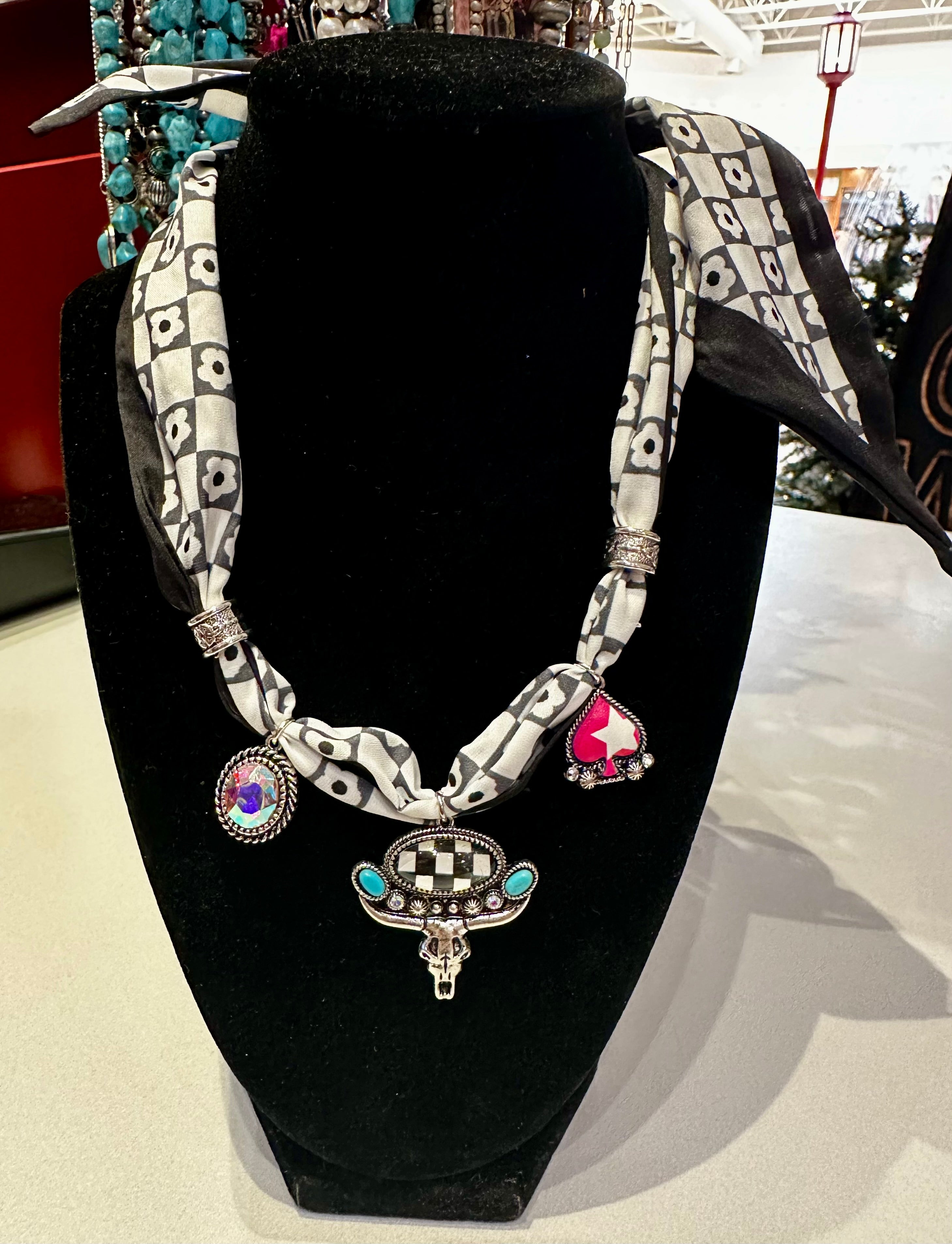 Scarf Charm Necklace