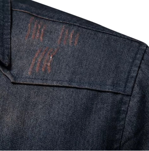 Men's Denim Western Button Shirt