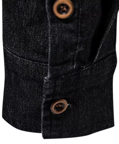 Men's Denim Western Button Shirt