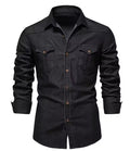 Men's Denim Western Button Shirt