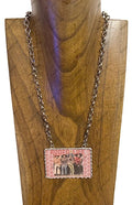 ''RODEO LIFE'' picture pendent Necklace