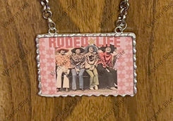 ''RODEO LIFE'' picture pendent Necklace