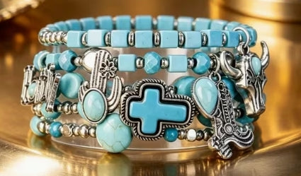 Stretch Beaded Stack Bracelets