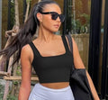 Crop Square Neck Tank