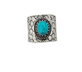MYRA Whimsome Springs Ring in Silver