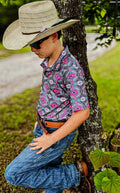 Southwestern Neon Polo-Youth