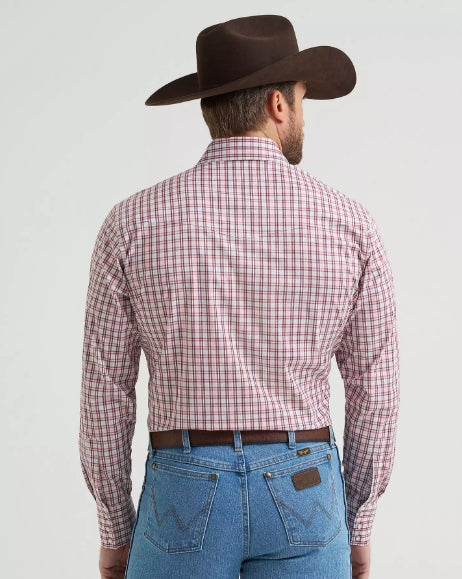 Wrangler Wrinkle Resist Snap Plaid Shirt