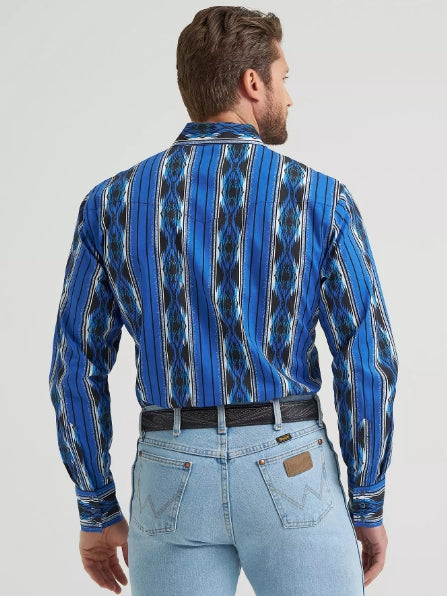 Wrangler Checotah Bold Blue Shirt